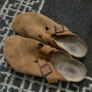 Birkenstock clogs in mink color